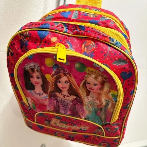 NEW Girls Kids Barbie Bag Backpack - Picture 3 of 12
